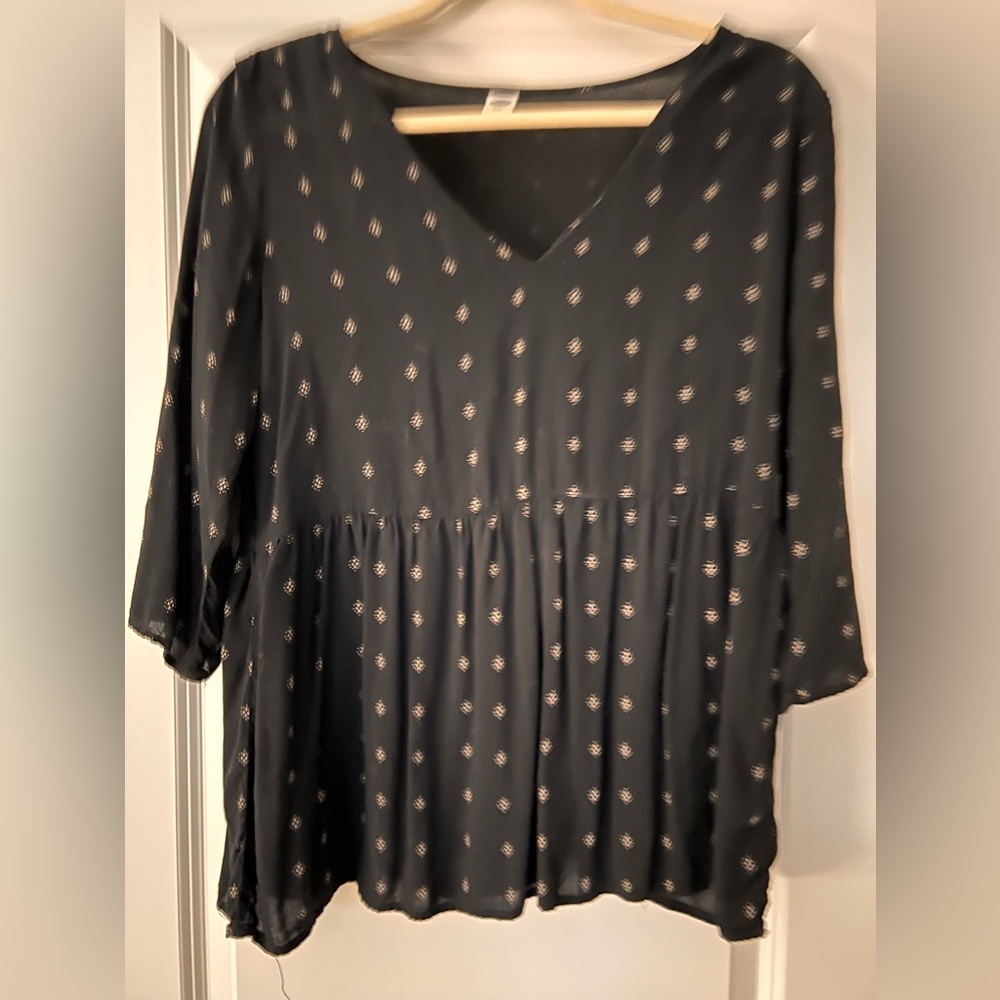 Old Navy s 10 peplum blouse